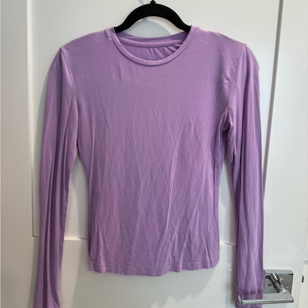 Lavender Long Sleeve Women's Top